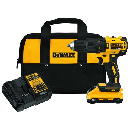 Black And Decker 20-Volt Max 1/2-In Variable Speed Brushless Cordless HaMMer Drill (1 Battery Included And Charger DCD778L1